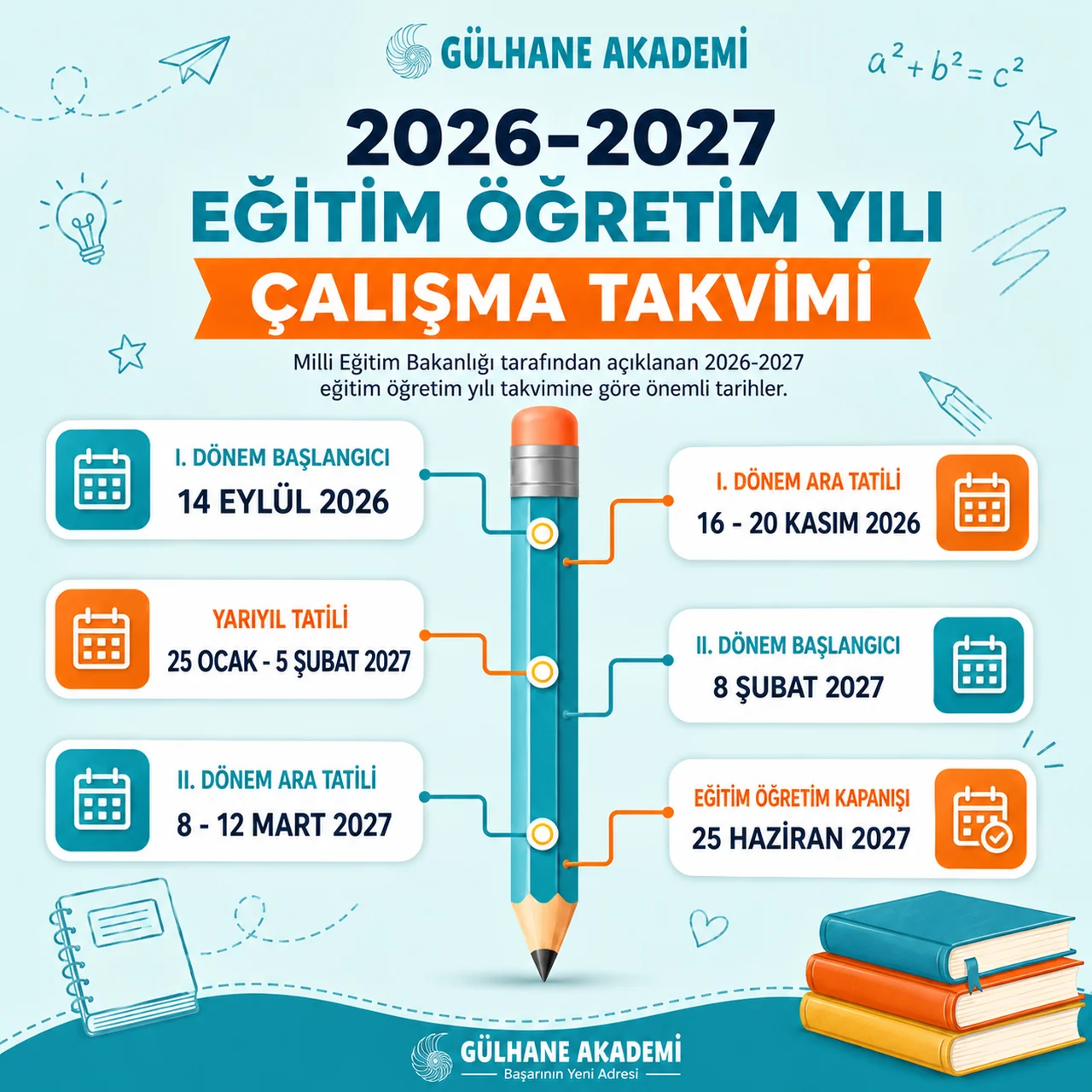 2026-2027 Eğitim Öğretim Takvimi