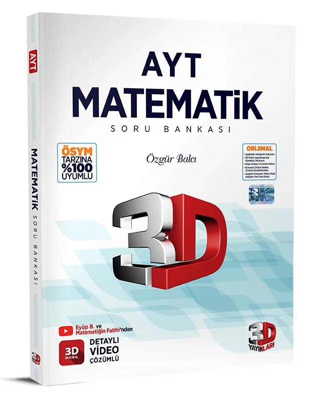 3D AYT Matematik Soru Bankası