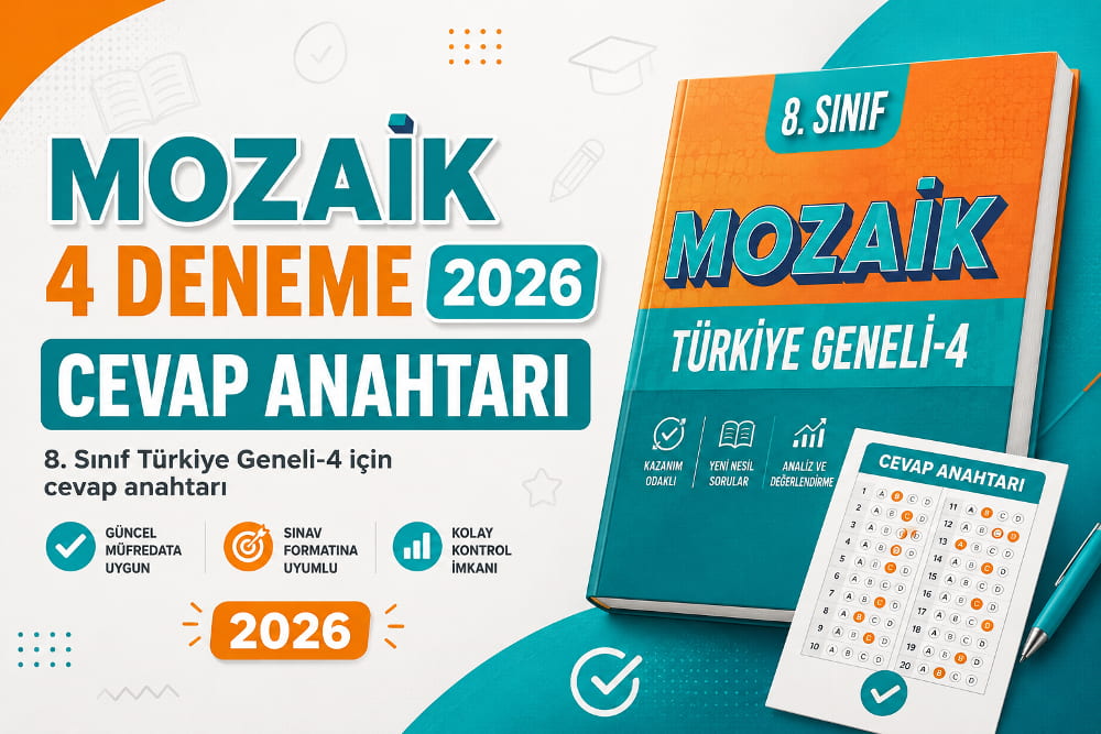 Mozaik 4 Deneme Cevap Anahtarı 2026​ ve Çözümleri için hemen tıklayın.