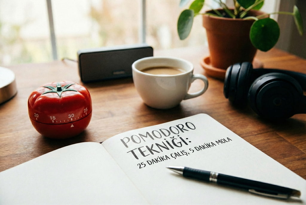 pomodoro tekniği ile zaman yönetimi ve ders çalışma