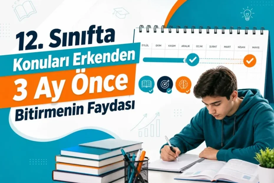12. Sınıfta Konuları Erken Bitirmek 1 12 sinifta konulari erkenden bitirmek 2