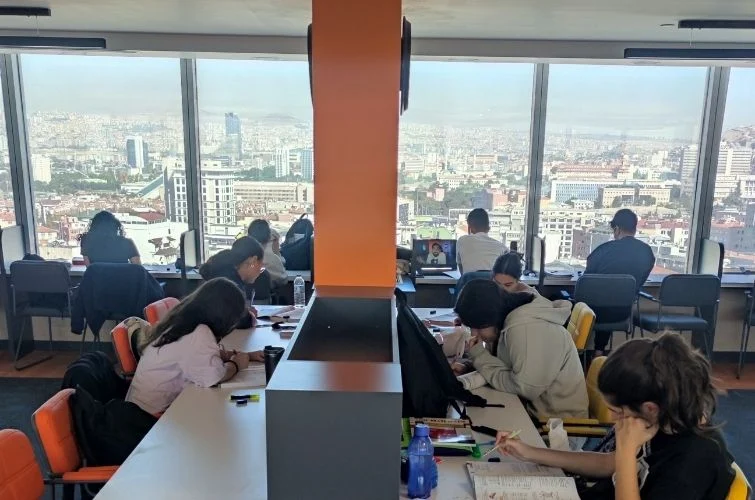 kızılayda hangi kütüphaneler var sorusuna karşılık verilmiş öğrencilerin kütüphanedeki ders çalışma ortamı