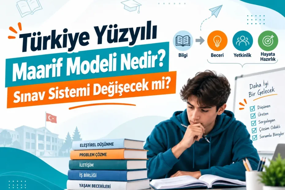 Türkiye Yüzyılı Maarif Modeli Nedir? Sınav Sistemi Değişecek mi? 1 maarif modeli nedir