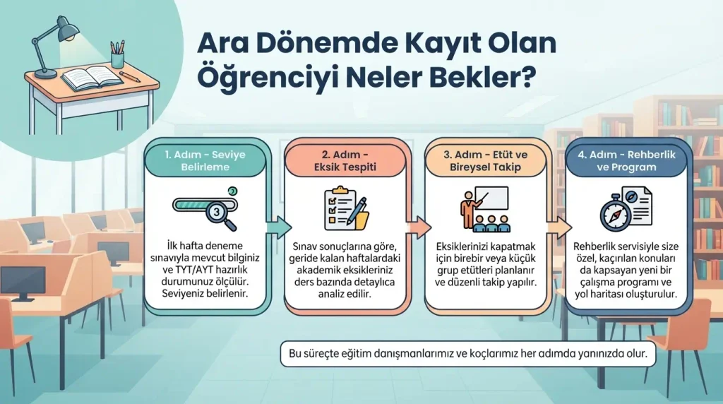 Dershaneye Ekim–Kasım'da Başlamak Geç mi? 3 ara donem de kayit