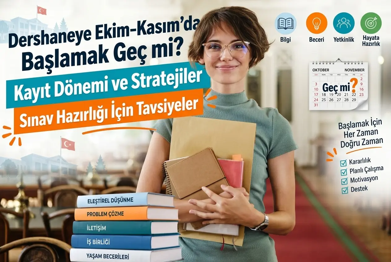 Ana Sayfa 101 dershaneye ekim kasimda baslamak gec mi